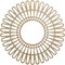 Ekena Millwork Cornelius Wood Fretwork Pierced Ceiling Medallion, Hickory, 28"OD x 10 3/8"ID x 1/4"T CMWP28X0250CRHI - alternate 1
